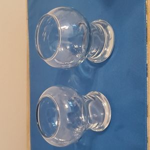 Princess House heritage pattern votive candle holder set. Price is for set.